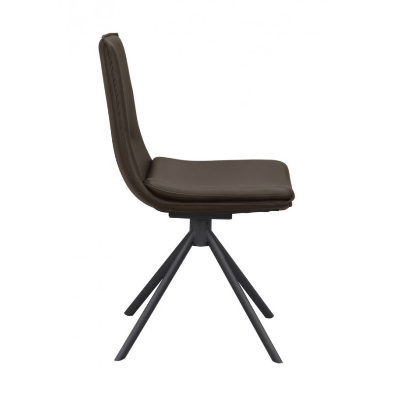 RO Lowell Swivel Chair Brown/Black